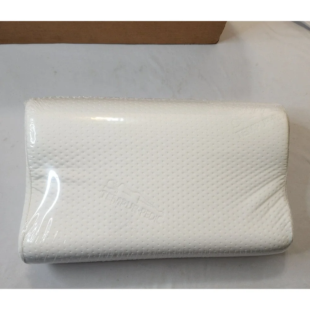 Tempur-Pedic TEMPUR-Ergo Neck Pillow Large Ergonomic Memory Foam White Open Box